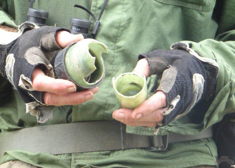 Burma Army Gas munitions canisiter used against the Kachin on 28 May 2012