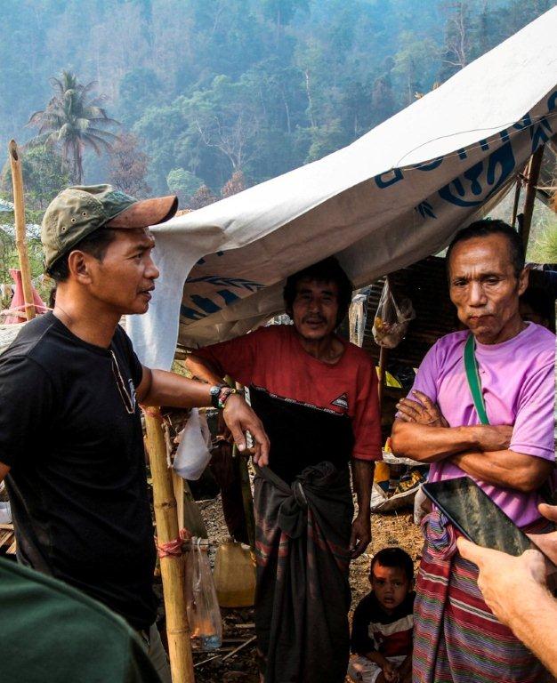 Doh Say talks with survivors