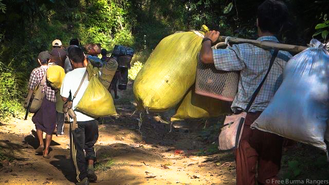 IDPs fleeing
