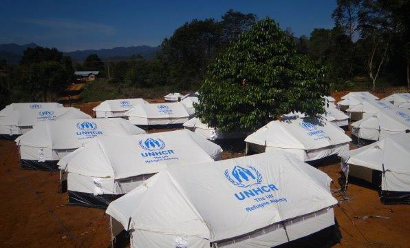 Bam Tsit Pa Internally Displaced Person Camp, where many villagers from Nam Lim Pa have fled to.
