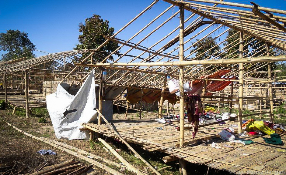Internally Displaced Persons (IDP) site destroyed.