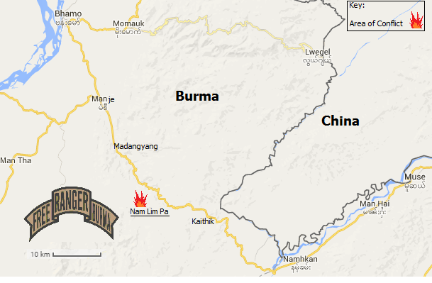 Southern Kachin Map