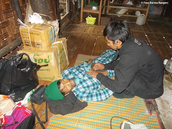 FBR Medic Treats Patient, Hangsen Village