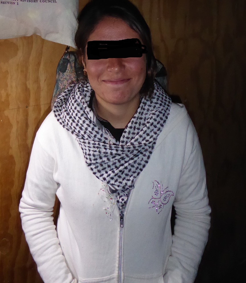 Yizidi girl who escaped ISIS