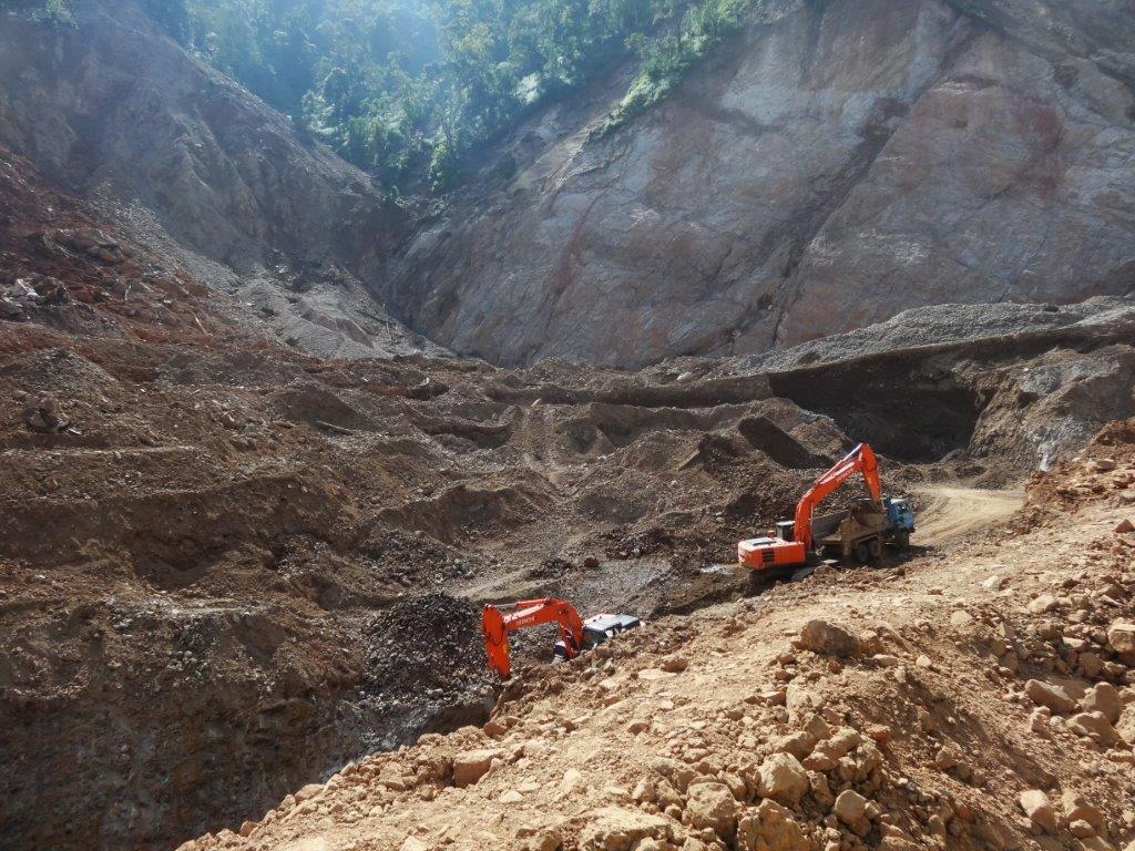 Ai Wa strip mining operations.