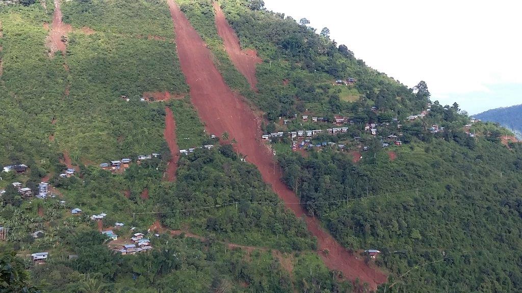 Landslide that killed 26 people.